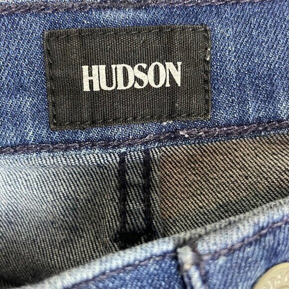 Hudson‎ Natalie Midrise Ankle Raw Size 27 Blue Jeans - Picture 6 of 8